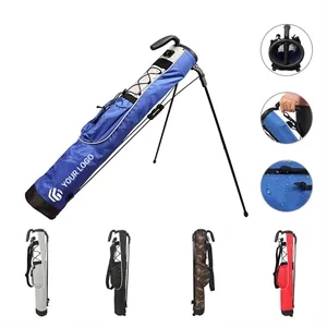 Custom Logo Durable Portable Lightweight Golf Stand Bag with Strap