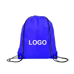 Custom Logo Budget Polyester Drawstring Backpack - ED-2