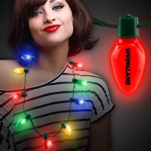 Christmas Bulb LED Necklace