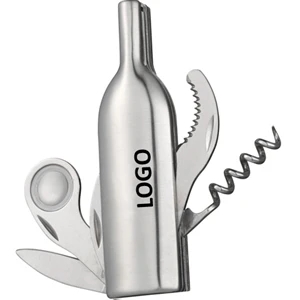 5 Function Wine Bottle Shaped Opener