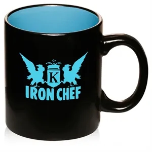 Matte Two-Tone Coffee Mugs - 11 oz