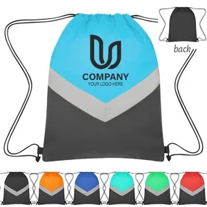 Reflective Stripe Drawstring Sports Pack