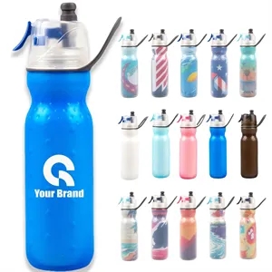 Custom Logo 20oz Leakproof Heat Insulation Sports Spray Water Bottle