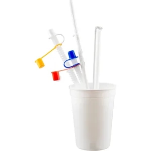 Stadium Cup Whistle Straw Tips - Colored