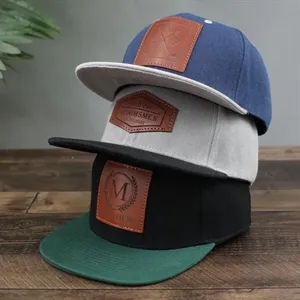 Custom Leather Patch Hat-Golf, Gift for Father's Day,Trucker