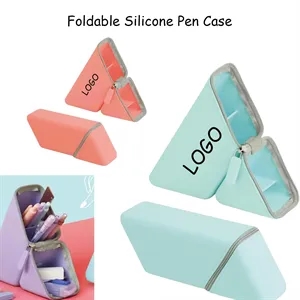 Simple Foldable Silicone Pen Case