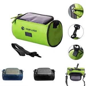 Waterproof Touch Screen Bike Frame Bag with Shoulder Strap