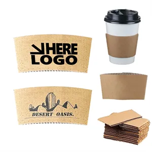 16oz Paper Coffee Cup Sleeves MOQ 100