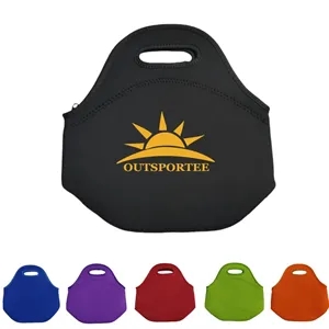 Reusable & Foldable Easy Carry Zippered Neoprene Lunch Bag