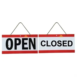 Plastic Sign Store hours Guide Direct Signage Safety Plaque