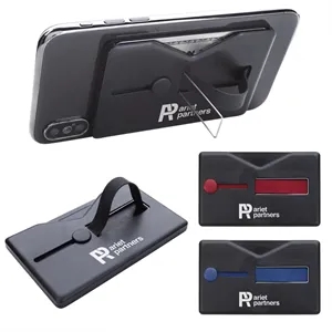 Comfort Grip RFID Phone Wallet with Stand