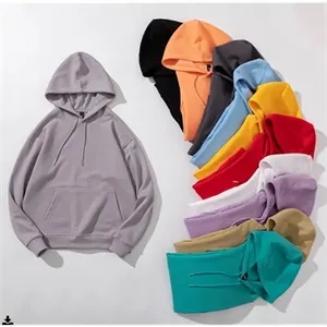 Custom Logo Mens Custom Pull-Over Fleece Hoodie