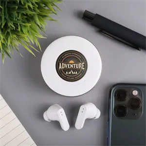 Chromeo Wireless Earbuds And Wireless Charger