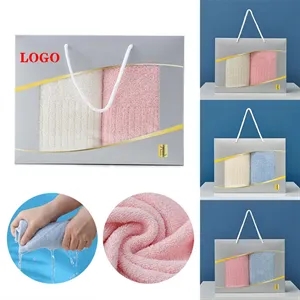Thick cotton towel gift box