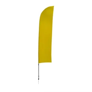 10.5' Solid-Color Blade Sail Sign Flag, 1-Sided, Scissor