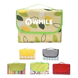 Customized Polyester Roll Up Picnic Blanket