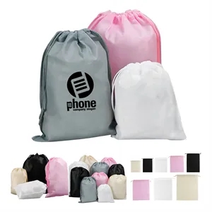 Drawstring Non Woven Pouch Favor Gift Bags