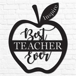 Custom Teacher Appreciation Gift Metal Sign