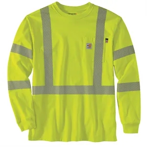 Carhartt FR Hi-Vis Force Midweight Long Sleeve T-Shirt