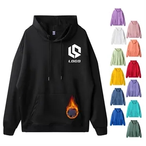 Custom Logo Soft Fleece Hoodie Unisex Sweatshirt 14 oz.