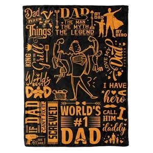 Custom Logo Throw Custom Blanket