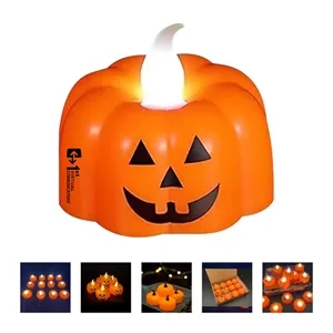 Halloween LED Pumpkin Candle