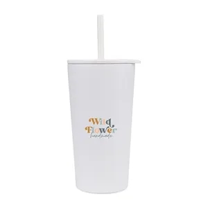 Aviana™ Rowan Recycled Straw Tumbler - 17 Oz.