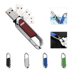 2 GB Carabiner Swivel USB Drive