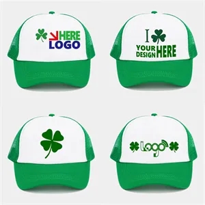 Adjustable Lucky Clover Baseball Cap for St. Patrick's Day