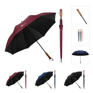 Custom Logo 48" Automatic Umbrella   Solid Colors