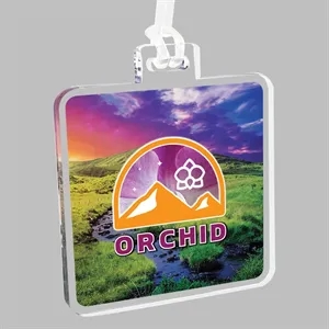 Custom Acrylic UV Color Bag Tags