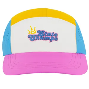 5 Panel Running Hat w/ Elastic Soft Visor