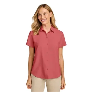 Port Authority Women's Short Sleeve UV Dockside Shirt