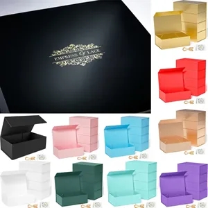 Custom Gift Box with Magnetic Lid - (Foldable)