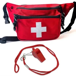 Ever Ready First Aid Fanny Pack With Whistle