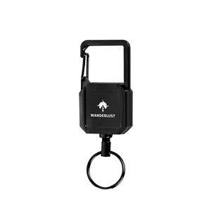 Badge Reel Keychain With Carabiner