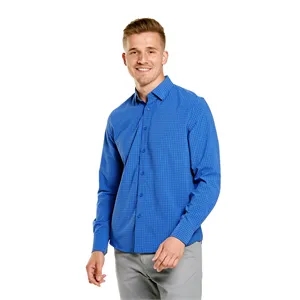 Men's Influencer Microplaid Woven Shirt