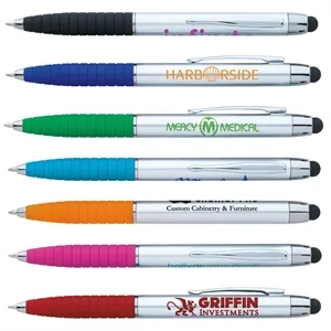 Silver Cool Grip Stylus Pen