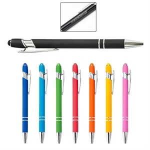 Pen 2In1 Stylus Retractable Ballpoint W/ Tip