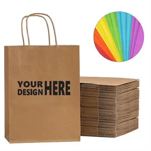Eco-Friendly Large Capacity Shopping Kraft Paper Bag