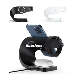 Custom Logo 4-in-1 Magnetic Wireless Charger For IPhone/Apple Watch