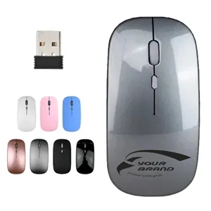Ultra-thin Mini USB 2.4G Wireless Optical Mouse 3 DPI Modes