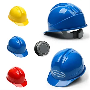 Custom Logo Construction Hard Hat With Self-Adjusting Suspension