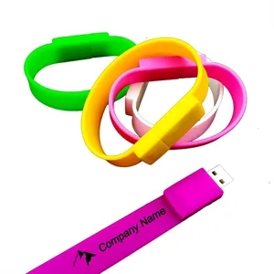 Silicone Bracelet Wrist Usb Drive