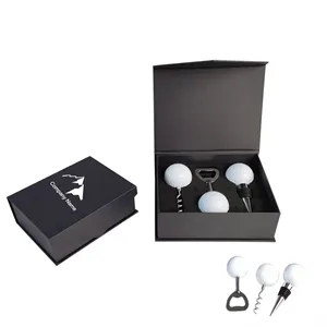 Golf Corkscrew Bottle Opener Gift Set