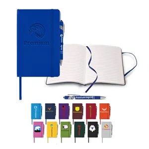 SOFT TOUCH JOURNAL AND PEN SET-Full Color