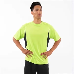 A4 Apparel Cooling Performance Color Blocked Crew
