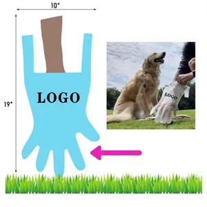 Eco-Friendly Pet Poop Bag Glove w/Handle