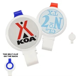 Custom Logo Lanyard badge reel w/ Plastic Clip