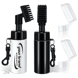 Custom Logo Golf Club Brush Cleaner W/ Water Heavy Duty Retractable Clip